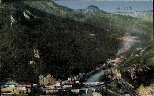Ak Zidani Most Steinbrück Slowenien, Gesamtansicht