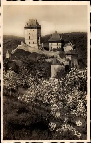 Ak Karlštejn Karlstein Mittelböhmen, Karlův Týn, Burg Karlstein