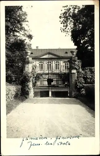 Foto Ak Karlštejn Karlstein Mittelböhmen, Schule