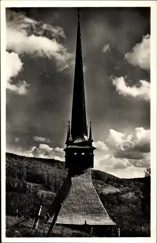 Ak Siebenbürgen Rumänien, Holzkirche