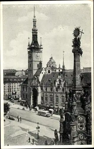 Ak Olomouc Olmütz Stadt, Rathaus
