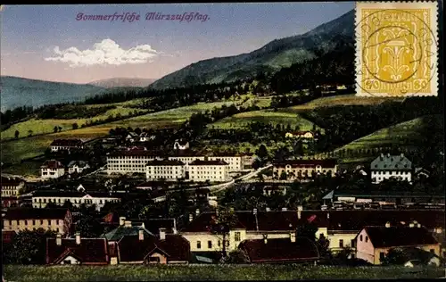 Ak Mürzzuschlag Steiermark, Panorama