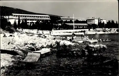 Ak Crikvenica Kroatien, Uferpartie, Hotel