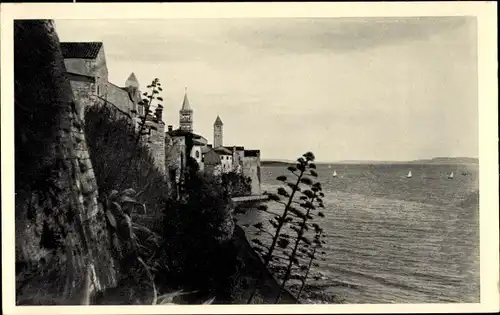 Ak Rab Kroatien, Teilansicht