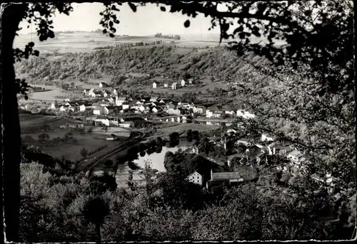 Ak Wallendorferbrück Luxembourg, Panorama