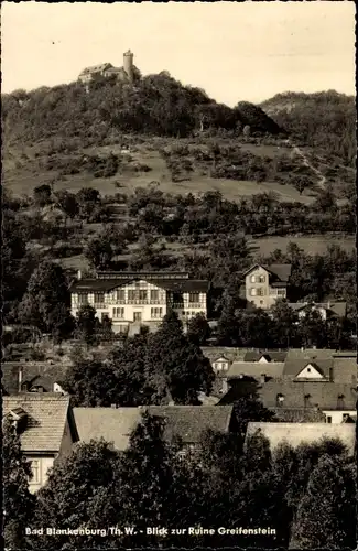 Ak Bad Blankenburg in Thüringen, Ruine Greifenstein