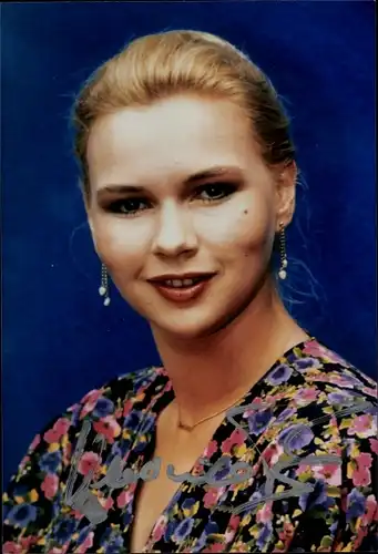 Ak Schauspielerin Veronica Ferres, Portrait, Autogramm