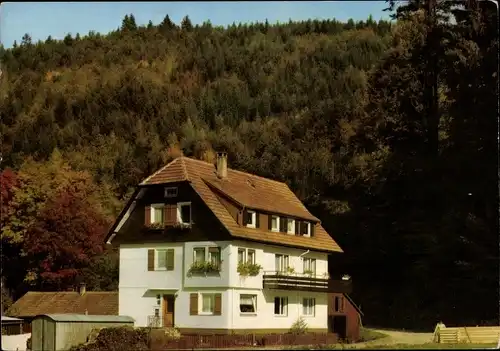 Ak Schönmünzach im Murgtal Baiersbronn im Schwarzwald, Haus Haist