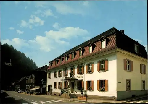 Ak Zell im Wiesental, Hotel Löwen, Außenansicht