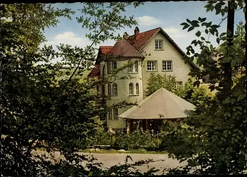Ak Eberbach am Neckar Odenwald Baden, Zum Dornröschen, Pension, Wein- und Bierstube
