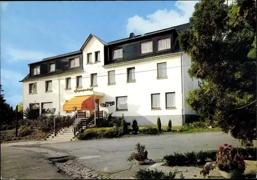 Ak Damscheid Oberwesel am Rhein, Hotel Restaurant Sonnenhof, Außenansicht