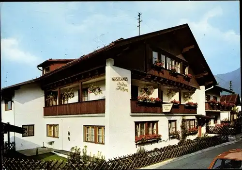 Ak Oberstdorf im Oberallgäu, Gästehaus in den Höfen, Weststraße 38