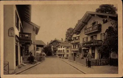 Ak Tegernsee im Kreis Miesbach Oberbayern, Rosenstraße