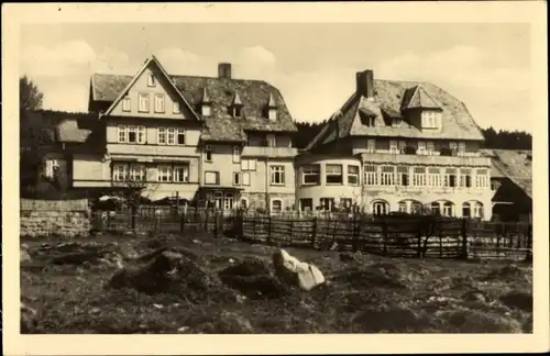 Ak Schierke Wernigerode im Harz, Hotel König
