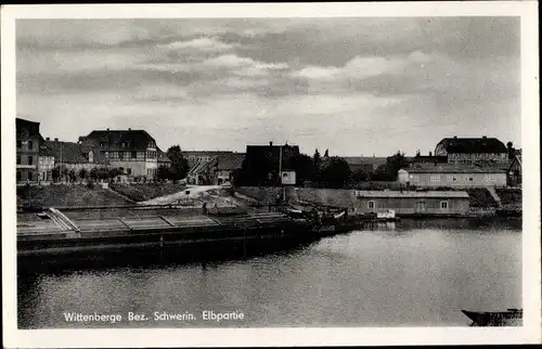 Ak Wittenberge an der Elbe Prignitz, Teilansicht