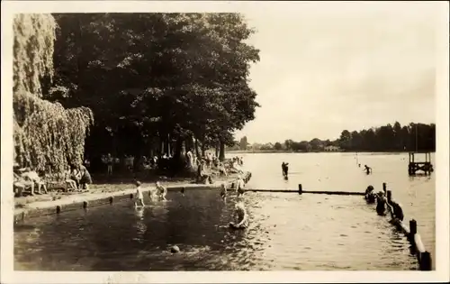 Ak Königs Wusterhausen in Brandenburg, Strandbad Neue Mühle