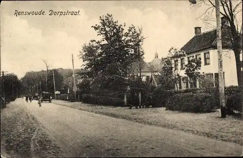 Ak Renswoude Utrecht Niederlande, Dorfstraße