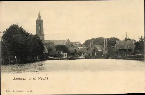 Ak Loenen aan de Vecht Utrecht, Teilansicht