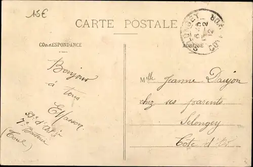 Ak Toul Meurthe et Moselle, Rue Gambetta, Fontaine Curel