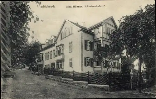 Ak Friedrichroda im Thüringer Wald, Villa Hübner, Schweizer Straße 17