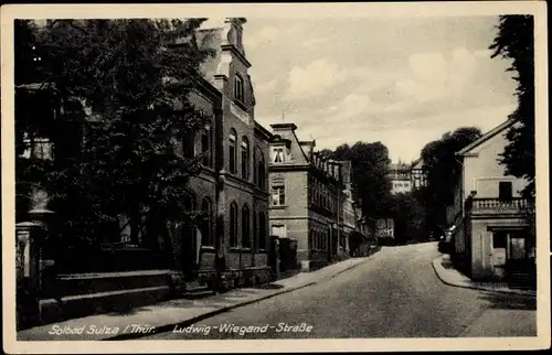 Ak Bad Sulza in Thüringen, Ludwig Wiegand Straße