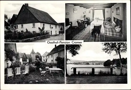 Ak Allendorf Krs. Arnsberg im Sauerland Westfalen, Gasthof Pension Cramer