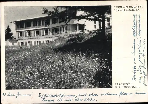 Ak Berchtesgaden in Oberbayern, Kurheim