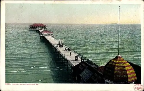 Ak Old Orchard Beach Maine USA, Ocean Pier