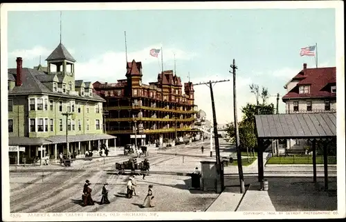 Ak Old Orchard Maine USA, Alberta und Velvet Hotels