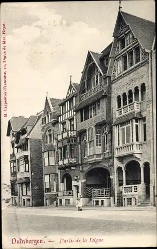 Ak Duinbergen Knokke Heist Westflandern, Partie de la Digue