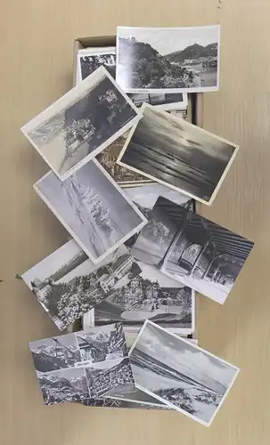 Ca. 1.900 kleinformatige Ansichtskarten Deutschland, Ausland, Motive, vor 1960