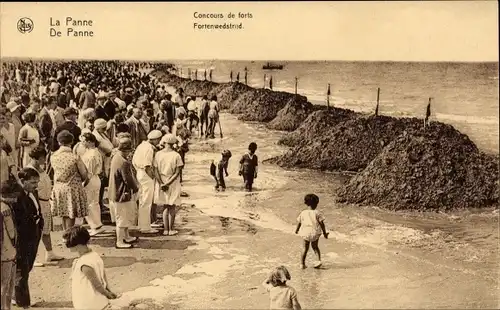 Ak La Panne De Panne Westflandern, Concours de forts