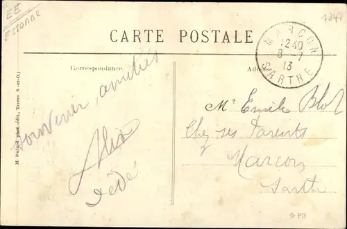 Ak Brunoy Essonne, La Grande Rue