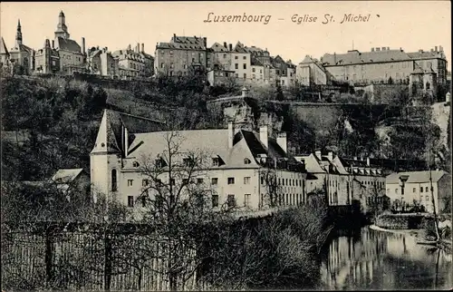 Ak Luxemburg Luxembourg, Eglise St. Michel