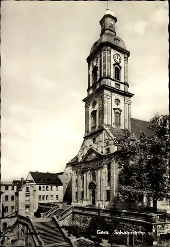 Ak Gera in Thüringen, Salvatorkirche