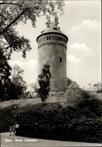 Ak Gera in Thüringen, Ruine Osterstein