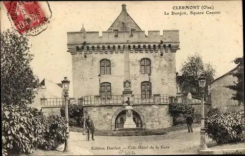 Ak Clermont Oise, Donjon, Square Cassini