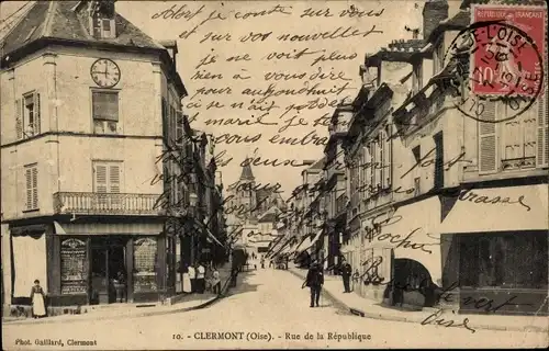 Ak Clermont Oise, Republic Street