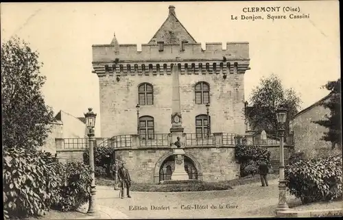 Ak Clermont Oise, Donjon, Square Cassini