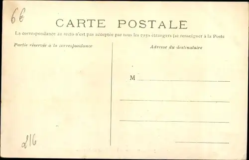 Ak Clermont Oise, Donjon, Square Cassini