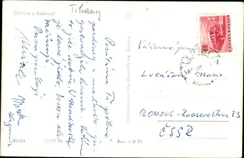 Ak Balaton Ungarn, Segelpartie