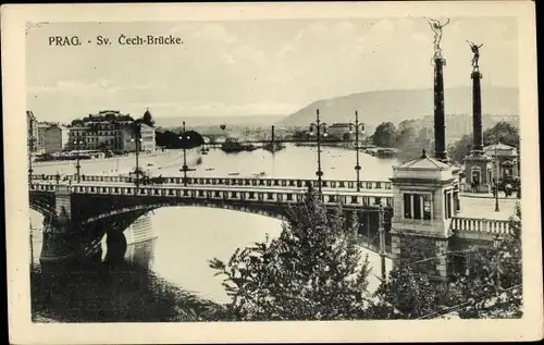 Ak Praha Prag Tschechien, Brücke