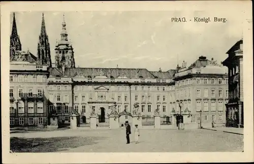 Ak Praha Prag Tschechien, Königliche Burg