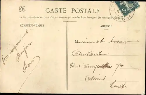 Ak Commercy Meuse, Statue von Dom Calmet, Denkmal