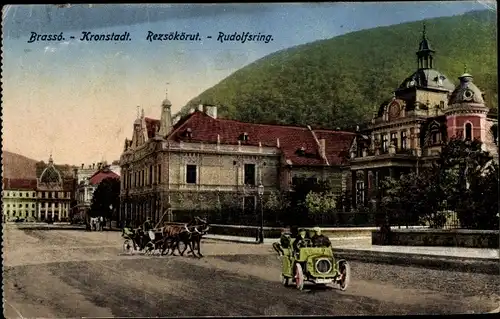 Ak Brașov Brassó Kronstadt Rumänien, Rudolfsring