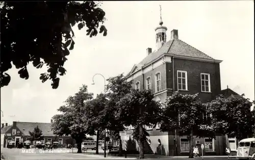 Ak Made Drimmelen Nordbrabant Niederlande, Rathaus
