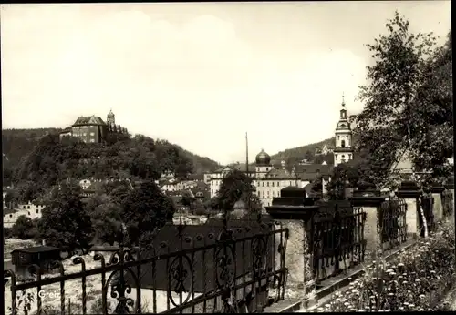 Ak Greiz im Vogtland, Burg, Kirche