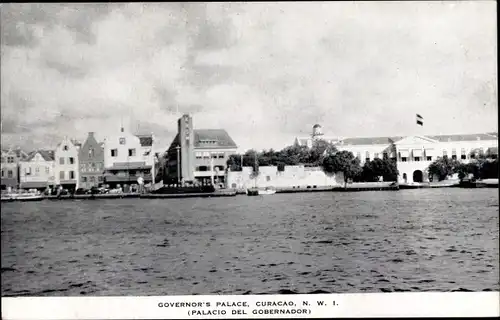 Ak Curaçao Niederländische Antillen Karibik, Gouverneurspalast