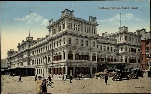 Ak Kapstadt Kapstadt Südafrika, Bahnhof