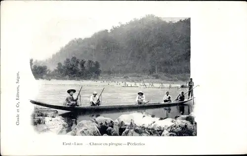 Ak Laos, Kanujagd, Fischerei
